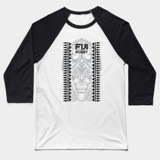 Fiji Rugby Tattoo Mask Memorabilia Baseball T-Shirt